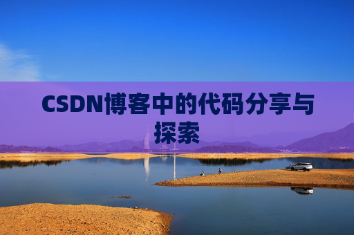CSDN博客中的代码分享与探索