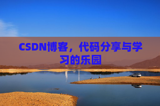 CSDN博客，代码分享与学习的乐园